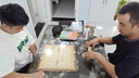 得力（deli）中國象棋套裝折疊防水棋盤(pán)棋游兒童益智娛樂(lè )親子生態(tài)原木開(kāi)學(xué)禮物 曬單實(shí)拍圖