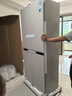 美的（Midea）首創(chuàng  )45cm超薄嵌入餐邊柜家用客廳冰箱左餐右廚大容量底部散熱十字四開(kāi)門(mén)國家補貼BCD-427WUSGPZM 曬單實(shí)拍圖