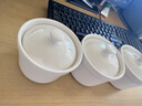 貝瑟斯 陶瓷碗燉盅 湯碗隔水燉盅內(nèi)膽蒸蛋粥燕窩盅罐餐具帶蓋勺碟420ml 曬單實拍圖