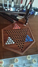 紫湖 跳棋玻璃珠大號兒童中國跳跳棋木質(zhì)抽屜棋盤(pán)60顆棋子套裝12顆備子 曬單實(shí)拍圖