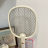 志高（CHIGO）電蚊拍家用充電式滅蚊拍可掛可立誘蚊器滅蚊紫光燈蒼蠅拍  大網(wǎng)面 曬單實(shí)拍圖