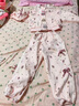 木木屋品牌童裝女童秋裝套裝2025新款兒童衣服1-3歲寶寶外套小女孩褲子 粉色 90 適合80-90年齡1-2歲左右 曬單實拍圖