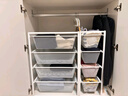 宜家（IKEA）JONAXEL尤納賽爾帶細(xì)網(wǎng)籃書架落地花架置物架衛(wèi)生間收納 儲(chǔ)物組合 密網(wǎng)籃50x51x70cm 曬單實(shí)拍圖