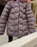 俞兆林媽媽冬季輕薄羽絨棉服中年婦女洋氣立領(lǐng)小棉襖中老年奶奶棉襖外套 紫色 3XL (建議120-130斤左右) 曬單實(shí)拍圖