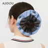 AJIDOU阿吉豆發(fā)圈女優(yōu)雅溫婉蝴蝶結拼色大腸發(fā)圈發(fā)飾日常百搭生日送女友 淺藍色 1個(gè) 曬單實(shí)拍圖