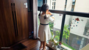英氏（YEEHOO）女童連衣裙兒童裙子中大童裝娃娃領(lǐng)長裙學(xué)院風(fēng)淑女秋裝 米白 140 曬單實(shí)拍圖