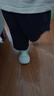 基諾浦（ginoble）基諾浦學(xué)步鞋春秋季男女復古童鞋透氣運動(dòng)鞋GY1628白色160mm 曬單實(shí)拍圖