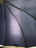 天堂傘加大三人折疊傘晴雨兩用傘防曬防紫外線太陽傘男女士商務(wù)遮陽雨傘 【十骨加大花邊】藏青 曬單實(shí)拍圖
