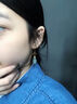 老鳳祥金枝玉蘭和田玉耳環(huán)女2025新款銀耳釘氣質女士生日禮物女生實用 金枝玉蘭耳環(huán)-經典品牌禮盒 曬單實拍圖