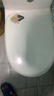 BSITN 緩降馬桶蓋板通用坐便器蓋子U型上下裝加厚家用馬桶蓋墊圈B9051 曬單實(shí)拍圖