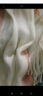 夢(mèng)特嬌（MONTAGUT）2025雙色拼接撞色圍巾男女學(xué)生冬季新款時(shí)尚百搭流蘇披肩保暖圍脖 6652圍巾白拼粉色 曬單實(shí)拍圖
