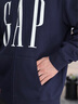 GAP男女裝2025秋季新款logo印花抓絨寬松運(yùn)動(dòng)連帽衫衛(wèi)衣786920 海軍藍(lán) M (170/92A) 亞洲尺碼 曬單實(shí)拍圖