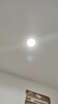 雷士（NVC）LED筒燈客廳臥室過道天花嵌入式窄邊全鋁孔燈7瓦三色Ra90【米月】 曬單實拍圖