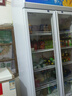 北極熊（BEIJIXIONG）展示柜冷藏柜冰柜商用飲料柜直冷風(fēng)冷風(fēng)直冷保鮮柜超市玻璃門(mén)冰箱立式啤酒柜 雙門(mén)下機(jī)直冷藍(lán)白款（688L） 曬單實(shí)拍圖