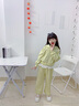 笛莎（DEESHA）童裝女童秋套裝2025年秋冬季新款中大童寬松休閑針織兒童運動(dòng)套裝 淺豆綠 120 曬單實(shí)拍圖