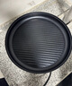 美的（Midea）電火鍋 電蒸鍋煮鍋火鍋專(zhuān)用鍋 家用多功能烤肉鍋多用途鍋分體式不粘料理鍋電熱鍋HGE28T71S 曬單實(shí)拍圖