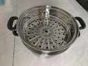 九陽（Joyoung）蒸鍋不銹鋼蒸鍋家用燉湯蒸饅頭包子魚三層大容量湯鍋28cm 曬單實拍圖