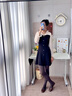 JKN灰色連褲襪女春秋【防勾絲不掉檔】秋冬黑色外穿條紋天鵝絨打底襪 曬單實(shí)拍圖
