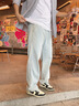 名創(chuàng  )優(yōu)品（MINISO）牛仔褲男款直筒美式高街長(cháng)褲青少年寬松闊腿褲男百搭高級感休閑褲 淺藍色 M /170(體重100-120斤) 曬單實(shí)拍圖