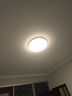 歐普（OPPLE）風扇燈吊扇燈24瓦LED照明低噪音餐廳臥室吊燈燈具包安裝 冰風白 曬單實拍圖