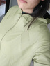 蕉下（beneunder）啞光黑膠抗熱涼感寬松原紗防曬衣女AL41724漫野綠XF 曬單實(shí)拍圖