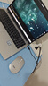 聯(lián)想（Lenovo）無(wú)線(xiàn)鼠標無(wú)線(xiàn)靜音藍牙鼠標可充電輕薄便攜筆記本電腦ipad平板安卓蘋(píng)果手機通用無(wú)線(xiàn)商務(wù)辦公鼠標 銀色-雙模版【左右靜音按鍵】 無(wú)線(xiàn)藍牙鼠標【Type-c充電/配充電線(xiàn)】 曬單實(shí)拍圖