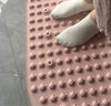 桂楓軟硅膠指壓板超慢跑步足底按摩墊腳踩腳底穴位疏通趾壓板粉色 曬單實(shí)拍圖