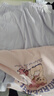 英博倫（YING BO LUN）兒童睡衣春夏季薄款七分袖純棉女童家居服套裝小女孩空調服 20758 粉紫 140 曬單實(shí)拍圖