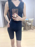 婷美（GRACEWELL）塑身連體衣女拉鏈式收腹束腰提臀美體塑形免穿文胸體雕衣 黑色M】 曬單實(shí)拍圖