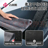 潔麗雅擦車(chē)毛巾30*30+35*75cm2條麂皮絨洗車(chē)毛巾抹布車(chē)用吸水巾 曬單實(shí)拍圖