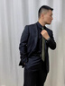帛府【免燙抗皺】2025新款商務(wù)西服套裝男修身職業(yè)正裝高檔男士西裝 藏青色【兩件套】 西服+褲子 175A 曬單實(shí)拍圖