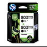 惠普（HP）803原裝黑彩套裝墨盒 適用hp deskjet 1111/1112/2131/2132/2621/2622打印機 曬單實(shí)拍圖
