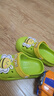樸西兒童洞洞鞋eva2~7歲男女童包頭涼鞋夏季2025新款防滑可下水沙灘鞋 萌芽綠+鞋花蜜蜂 鞋花可愛(ài)款 26 (180mm) 曬單實(shí)拍圖