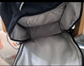 得力（deli）小學(xué)生護脊書(shū)包男女孩大容量減負背包BB161升級款 3-6年級藍色 曬單實(shí)拍圖
