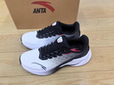安踏毒刺6丨男鞋運動(dòng)鞋子男秋冬季新款皮面防潑水減震跑步鞋輕便跑鞋 純凈白/基礎黑 42 曬單實(shí)拍圖