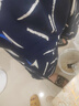 浪莎純棉家居褲男士薄款沙灘五分褲大碼休閑外穿短褲 閃電印花款 曬單實拍圖