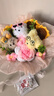 京東鮮花小狗玩偶花束成品向日葵生日禮物女生教師節禮物送閨蜜女友老師 曬單實(shí)拍圖