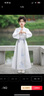 妮莎倍兒兒童漢服男童夏季薄款短袖男孩古裝演出服2025新款 白色 160 曬單實(shí)拍圖