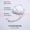 萃華淡水珍珠項鏈baby珠素鏈極光年輕款鎖骨鏈送母親節禮物生日送禮物 小米珍珠項鏈【3-4mm】 曬單實(shí)拍圖