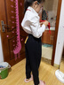 鴻星爾克（ERKE）童裝男女童兒童褲子四季針織長褲運動褲正黑140 曬單實拍圖