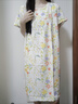 棉綢睡裙女夏薄款2025新款睡衣韓版甜美少女網(wǎng)紅家居外穿裙子QM 白底彩花2301 均碼 (90-140斤內穿) 曬單實(shí)拍圖