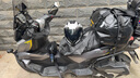 適用隆鑫無(wú)極SR250GT改裝多功能擴展拓展桿車(chē)頭手機導航支架配件 黑色 曬單實(shí)拍圖