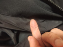 鴨鴨（YAYA）時(shí)空道宇系列三防羽絨服情侶男女短款冬季新款泡芙加厚面包服外套 星空黑色 XL (建議150-170斤) 曬單實(shí)拍圖