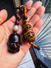 一只小鹿天然黑紫檀木質(zhì)小萌豬汽車(chē)鑰匙扣掛件繩吊墜男女情侶平安生日禮品 紫檀木：諸事順利（鑰匙扣） 曬單實(shí)拍圖