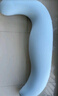 浪莎（langsha）床上抱枕睡覺(jué)孕婦夾腿長(cháng)條大抱枕男女生款睡覺(jué)專(zhuān)用大號玩側睡靠枕 四季款-藍色【涼感透氣】 45cm*115cm 含枕芯 【成人款】 曬單實(shí)拍圖