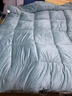 紅蜻蜓（RED DRAGONFLY）被子秋冬天棉被冬被6-8斤冬季加厚保暖牛奶絨被子1.5x2米宿舍單人 紳士灰【裸睡級面料 3s速暖 持久鎖溫】 1.5*2.0m【約6斤】 曬單實(shí)拍圖