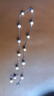 滴水成珠南珠世家淡水珍珠滿(mǎn)天星925銀項鏈一款多戴時(shí)尚優(yōu)雅送女友禮物 混彩色珍珠+白色鏈子 曬單實(shí)拍圖