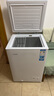 海爾（Haier）出品冰柜家用冷柜臥式減霜一級能效節能速凍小型迷你冰柜 帶腳輪筐丨凍140斤肉Leader 100L 曬單實(shí)拍圖