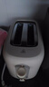 美的（Midea）面包機多士爐早餐烤吐司機 烤三明治面包片2片小型家用不銹鋼早餐機輕食機 6檔烘烤帶防塵蓋 RP04 曬單實(shí)拍圖