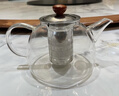 美斯尼 玻璃茶壺耐熱加厚玻璃茶具泡茶壺泡茶器不銹鋼過(guò)濾內膽大容量 儒雅壺 1.2升 曬單實(shí)拍圖